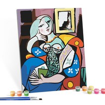 아이러브페인팅 DIY 명화그리기 4050, 피카소 책을든 여인