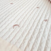 비비앤아이 100수 누빔 아기 침대패드, 별달누빔