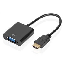 Ucommerce HDMI to VGA RGB 컨버터 블랙, UC-CO2