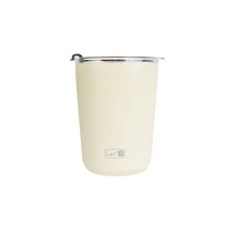 레티 어반 보온보냉 텀블러 420ml + 빨대 + 세척솔 세트, 아이보리(텀블러)