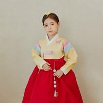 하랑한복 여아용 미나랑 한복 상하 세트