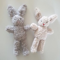 날아라미쎄스깡 몽토끼 DIY 인형만들기 바느질 패키지 2종 세트, 크림, 그레이, 2개