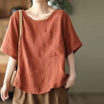 레몬소울 빅사이즈 레슬러 반팔 블라우스