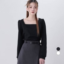 어썸어라운드 여성용 스퀘어 셔링 블라우스