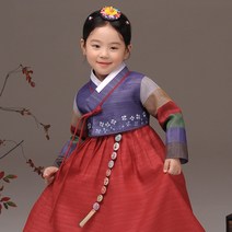 더예한복 여아용 들꽃초원 한복 세트 343