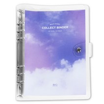 데얼스 A5 투명바인더 6공 30매, 2포켓 가로, 1개