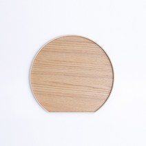 우드 반달 컷팅 테이블 트레이