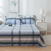 마켓에이 굿나잇 패턴 얇은 순면 침대 시트, TYPE25