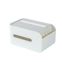 스테디얼 마스크 수납 티슈 케이스, 화이트, 1개
