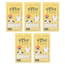 고양이 짜먹는 한입뚝딱 간식 12g x 5p, 1개, 닭고기 + 연어 혼합맛