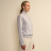 퓨어캐시미어뉴욕 여성용 Simple High Neck Sweater