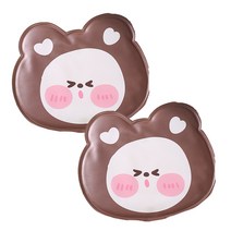 캐릭터 여름 쿨 매트 방석 YT_RC395 2p, 하트뿅베어