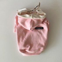 바이담수미 강아지 개타고니아꼬깔 후드, 핑크
