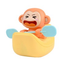 레츠토이 몽키 바나나보트 목욕놀이완구, 혼합색상