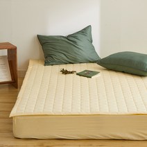 아르페지오베이직 메이딘 순면트윌 누빔패드, 바나나