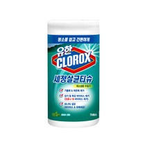 유한크로락스 세정살균티슈 후레시 센트 75매, 1개