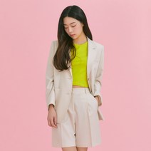 미쏘 여성용 싱글 2버튼 테일러드 숏자켓