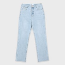 미쏘 여성용 크롭 옆슬릿 슬림일자핏 팬츠