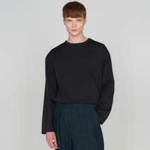 지플리시 남성용 테드오버 크루넥 세미오버핏 긴팔티