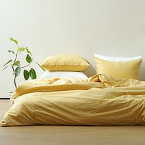 타카타카 메종 고밀도 바이오워싱면 이불커버, 허니머스터드