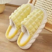 남성용 실내 면 폭스퍼 슬리퍼 JJ_55