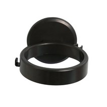 생활감각 심플 벽걸이 헤어드라이어 선반 9 x 2 cm, 블랙, 1개