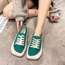 마켓에이 플랫스퀘어 캐주얼 캔버스화