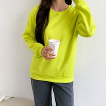 헤이진 기모 무지 라운드 맨투맨