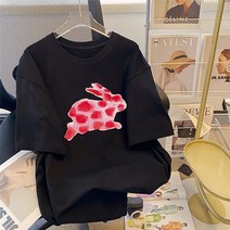 레몬소울 여성용 데이 프린팅 반팔티셔츠
