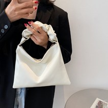 스타 주름 핸들 파우치 백
