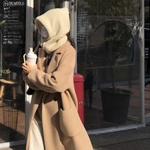 뜨개사계절 DIY 패키지 왕큰 바라클라바 후드넥워머뜨기 중급자 풀패키지, 1박스, 크림