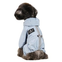 딩동펫 반려동물 노스 방수 올인원, 블루