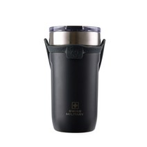스위스밀리터리 보온 보냉 스트랩 텀블러 OKK-TS530, 웜그레이, 530ml
