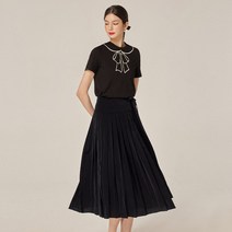 뎁 Mixed Pleats Wrap Skirt DEAMA7009M