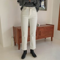 여성용 기모 슬림 스트레이트 코튼팬츠 PT8855K1B