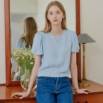 LOOKAST ANN SHIRRING BLOUSE