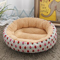 더플로우 다양한 패턴 따뜻하고 아늑한 반려동물 마약방석, 딸기