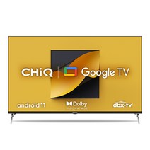 더함 4K UHD LED 구글 안드로이드 11 TV, 109cm, UA431UHD M8X CHIQ 2023, 고객직접설치, 스탠드형