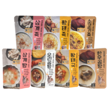 미음펫 강아지 보양식 국 4종 + 죽 3종 세트, 1세트, 황태국, 한우곰탕, 삼계탕, 오리곰탕, 황태죽, 삼계죽, 소고기죽