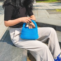 야나 에밀리 레고백 DIY 패키지, 1세트, 블루(실), 랜덤발송(부자재)