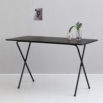 마켓비 GOSI 접이식 테이블 120 SM-614 3824.0431, 래치드블랙