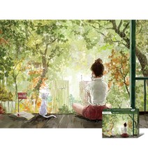 퍼즐갤러리 현현 비가오면 직소퍼즐, 혼합색상, 500피스