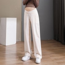 와이드 랩 로우웨스트 트레이닝 임산부 바지