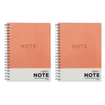 투코비 6000 PP 컬러 스프링노트, 피치, 2개