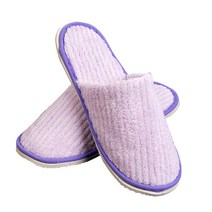 솔브리빙 극세사 실내 푹신한 슬리퍼, 라벤더, 1세트