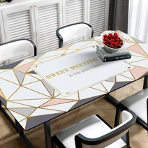 마켓에이 북유럽감성 PVC 방수 식탁보 매트, TYPE2, 60 x 60 cm