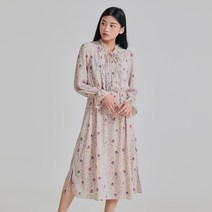미쏘 페이즐리 프릴디테일 롱원피스