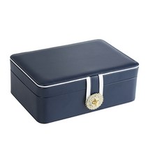 더블 레이어 쥬얼리 케이스 네이비, 1개