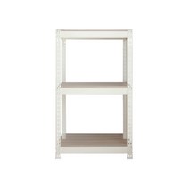 피피랙 무볼트 무소음 조립식 앵글선반 3단 500 x 500 x 900 mm 6R02WW0505093, 백색