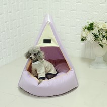 두기펫 반려동물 옥스포드 마카롱 삼각 하우스, 라벤더